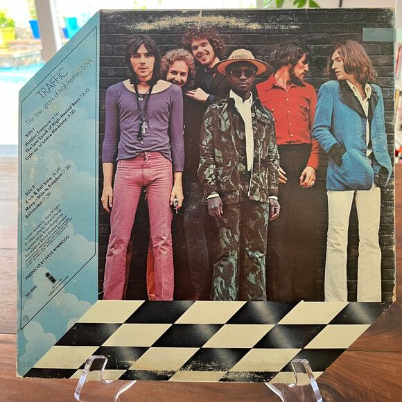 Traffic The Low Spark of High Heeled Boys LP 1971 Island SW-9306 Angle Cut Cover - Picture 3 of 13